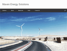 Tablet Screenshot of mavenergy.com